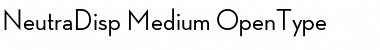 Neutra Display Thin Medium Font