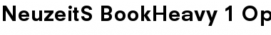 NeuzeitS BookHeavy Font NeuzeitS BookHeavy Font