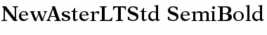 New Aster LT Std Font