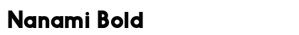 Nanami Bold preview