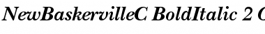 NewBaskervilleC Bold Italic Font