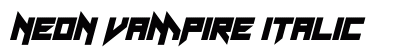 Neon Vampire Italic preview