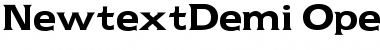 Newtext Demi Font