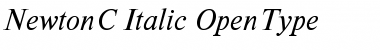 NewtonC Regular Font