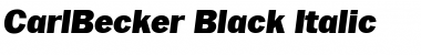 CarlBecker-Black Font