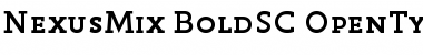 NexusMix-BoldSC Regular Font