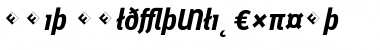 Unit-BoldItalicExpert Regular Font