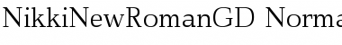 Nikki New Roman GD Normal Font