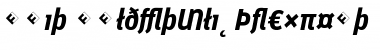 Unit-BoldItalicTFExpert Regular Font