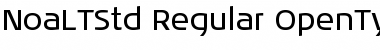 Noa LT Std Regular Font Noa LT Std Regular Font