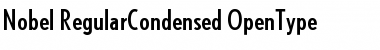 Nobel RegularCondensed Font Nobel RegularCondensed Font