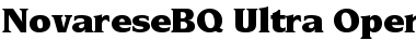 Novarese BQ Font