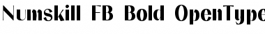 Download Numskill FB Bold Font Download Numskill FB Bold Font