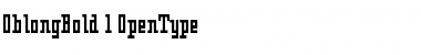 OblongBold Regular Font