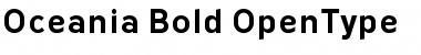 Oceania-Bold Regular Font