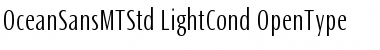 Ocean Sans MT Std Light Cond Font