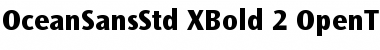 Ocean Sans Std ExtraBold Font