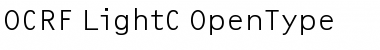 OCRF-LightC Regular Font