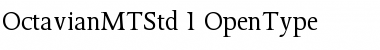 Octavian MT Std Font