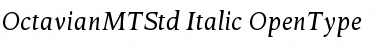 Octavian MT Std Font