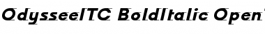 Odyssee ITC Bold Italic Font
