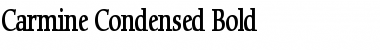 Carmine Condensed Bold Font
