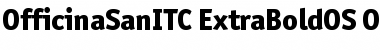 OfficinaSanITC ExtraBoldOS Font