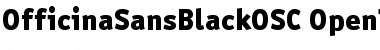 Download OfficinaSansBlackOSC Font