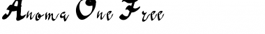 Anoma One Font