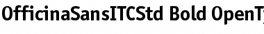 OfficinaSansITCStd Bold Font