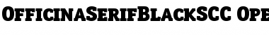 Download OfficinaSerifBlackSCC Font