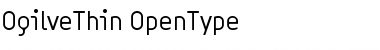 OgilveThin Regular Font
