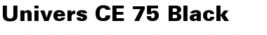 Univers CE 55 Medium Bold Font