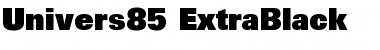 Univers85-ExtraBlack Font