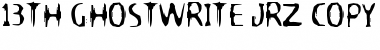 13th Ghostwrite Regular Font