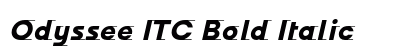 Odyssee ITC Bold Italic Preview