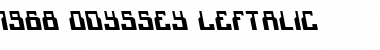 1968 Odyssey Leftalic Font