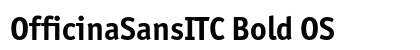 OfficinaSansITC Bold OS Preview