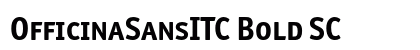 OfficinaSansITC Bold SC Preview