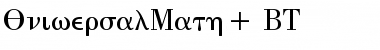 UniversalMath1 BT Font