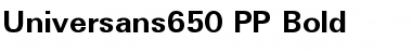 Universans650_PP Font