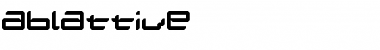 Ablattive Regular Font Ablattive Regular Font