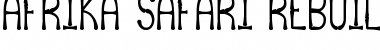 Download Afrika Safari Rebuild St Font