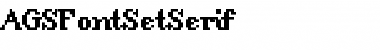 AGSFontSetSerif Medium Font