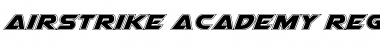 Download Airstrike Academy Font Download Airstrike Academy Font