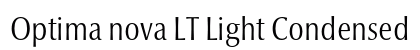 Optima nova LT Light Condensed Preview