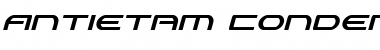 Antietam Condensed Italic Condensed Italic Font