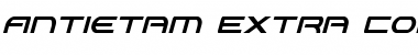 Antietam Extra-Condensed Italic Font