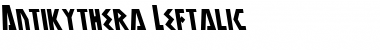 Download Antikythera Leftalic Font