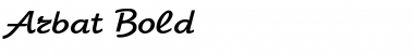 Arbat-Bold Regular Font